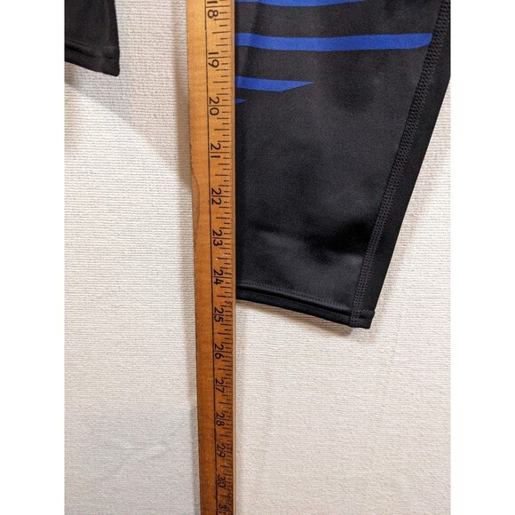 NWT Athleta Women’s Leggings Sketch Sonar Black Strip 7/8 Red White Blue Size M - Picture 11 of 16